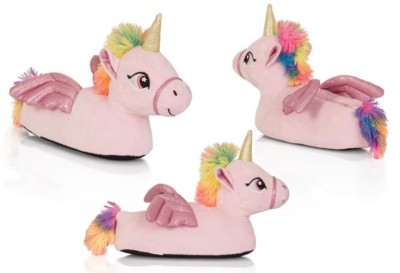 Girls Womens Rainbow Unicorn Matching Mother /& Daughter Slippers Loungewear