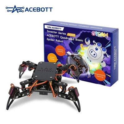 ACEBOTT ESP8266 Bionic Quadruped Spider Roboter Kit App Fernbedienung MINT Roboti