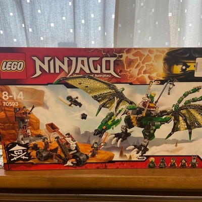 auuu 　『DANTON』　7111692D1 LEGO NINJAGO The Green NRG Dragon 70593 In 2016 Used W/Manual