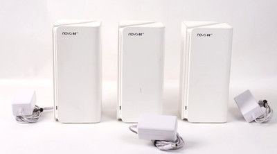 Tenda MX21 Pro 3-Pack AXE5700 Tri-Band Whole Home Mesh Wi-Fi 6E System White w61