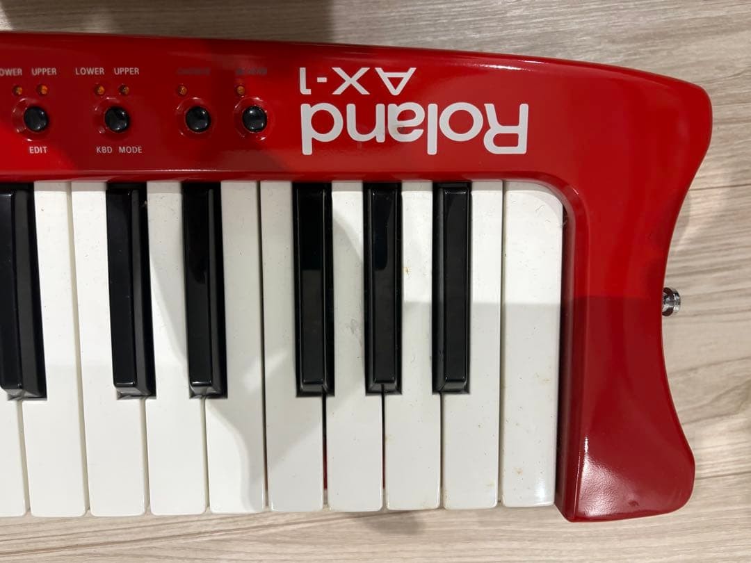 Roland AX-1 Shoulder Keyboard Keytar Red MIDI Controller | eBay