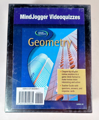 Glencoe Mathematics Geometry: Mindjogger VideoQuizzes 3 VHS 0078602661 2005