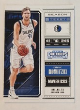 DIRK NOWITZKI 2018 Panini Contenders Draft Picks #14 Mavericks HOF MVP All-Star