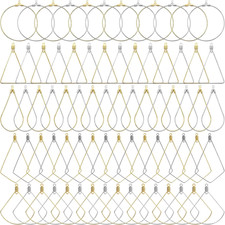 80pcs Beading Earring Hoops Earring Making Supplies Bulk Beading Hoop Earrings O