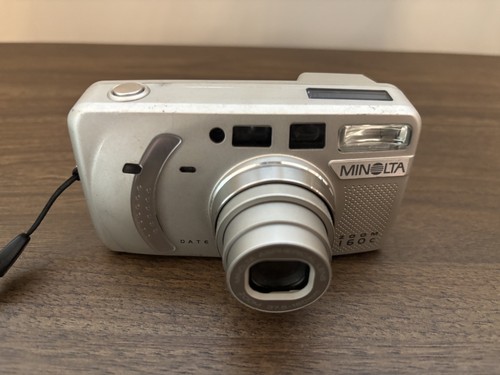 Konica Minolta ZOOM 160c Date 35mm Point & Shoot Camera Tested & Working! - Picture 6 of 12