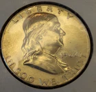 1962-D Franklin Half Dollar  BU+ Full Bell Lines