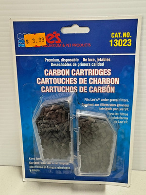 Lee's 13023 Carbon Undergravel Filter Cartridge NOS