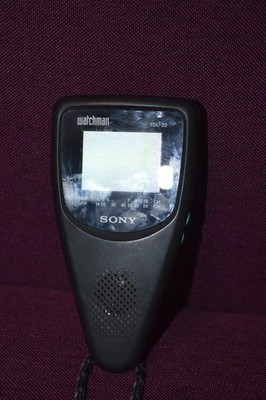 Vintage Sony Watchman FDL-22 Portable Handheld Analog LCD Color TV Turns on BX4