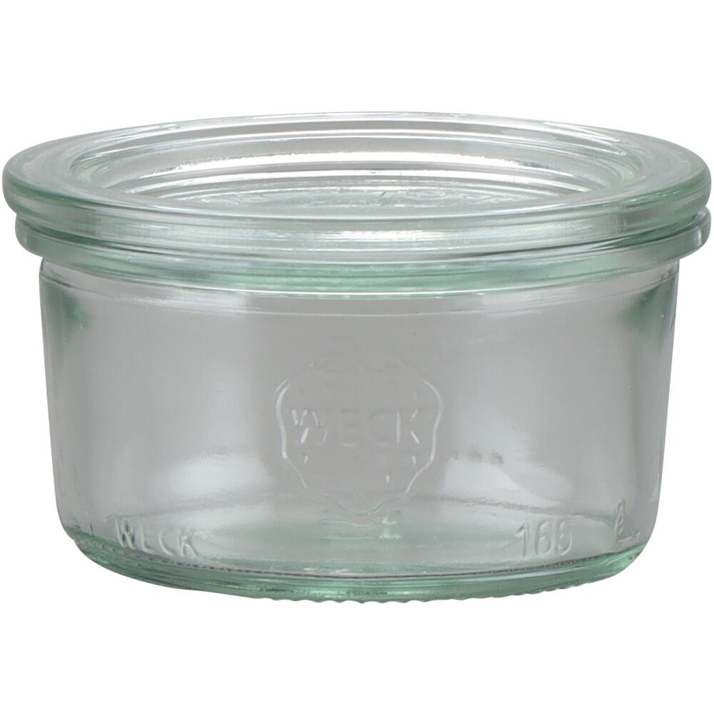 SIENA HOME Sturz-Glas Cucinare Rundrand 165 ml Weck-Glas Rundrand-Deckel 7090₽