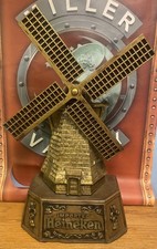 Heineken Beer Back Bar Sign Display Windmill Old Vintage