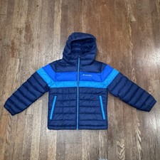 COLUMBIA Boys Small Insulated TUMBLE ROCK DOWN HOODED JACKET Puffer Quilted