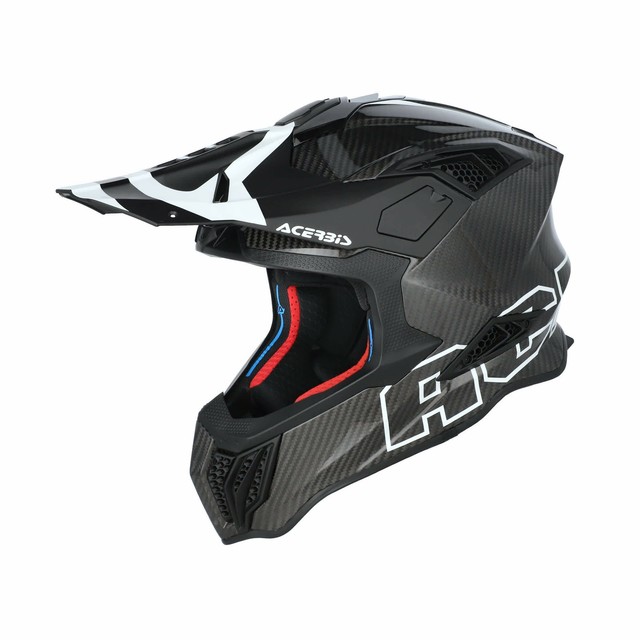 Casque Cross ACERBIS Airstrike-C Noir/Blanc