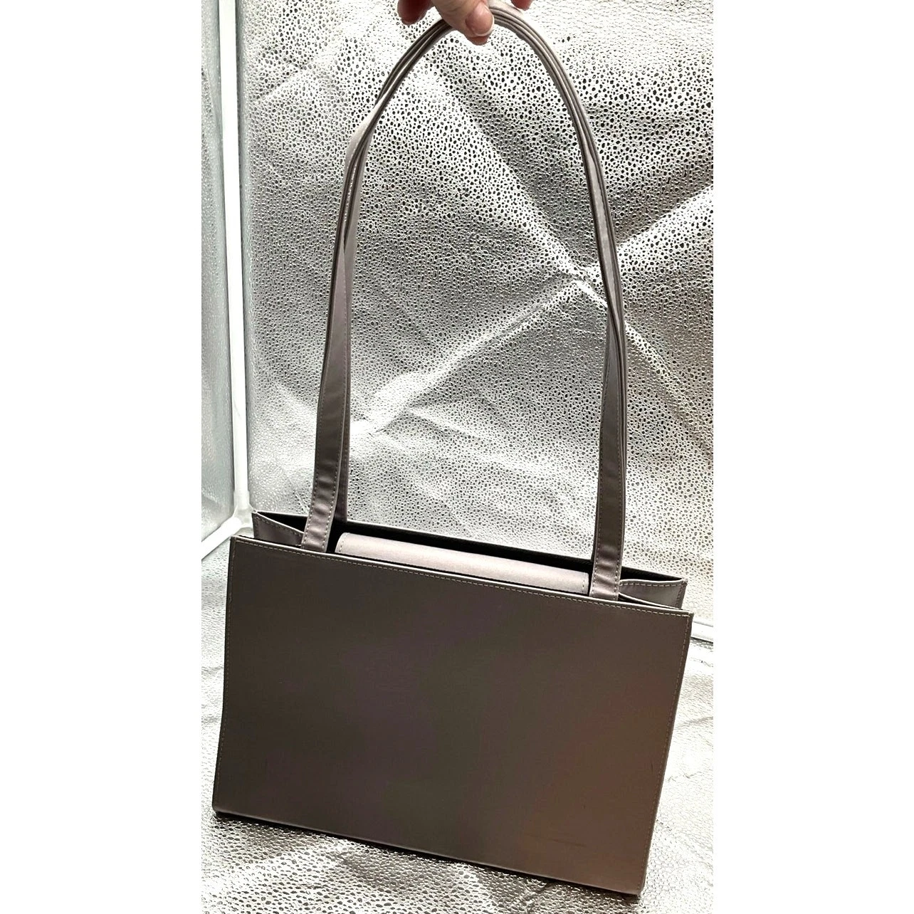 Borsa a tracolla Kate Spade New York nylon classica SAM Box borsa a mano nero grigio