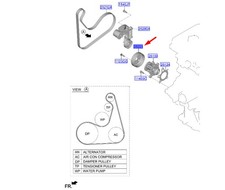 Pompe à eau Hyundai TUCSON