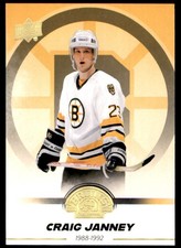 2023-24 UPPER DECK BOSTON BRUINS CENTENNIAL SPECTRUM GOLD CRAIG JANNEY #50