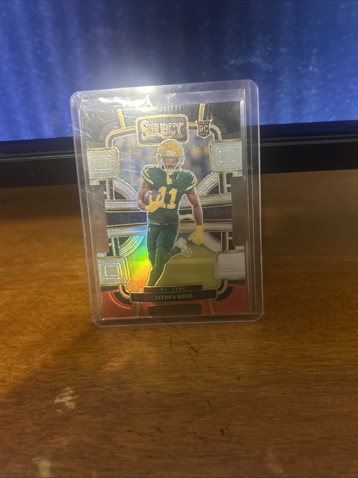 2023 Panini Select - Concourse Jayden Reed #38 Black & Red Prizm Die-Cut (RC)