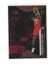 2021-22 Panini Illusions Trophy Collection Asia Red Parallel 173 Usman Garuba RC