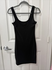 Fashion Nova Black Sleeveless Dress Size large