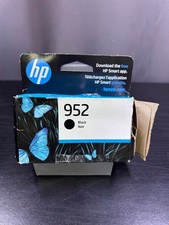HP 952 Black Ink Cartridge F6U15A Genuine OPEN BOX Exp 3/27