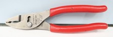 Snap On 7" Long Red Soft Grip Slip Joint Pliers LN46ACF