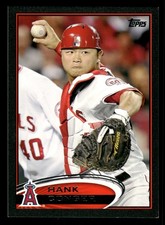 Hank Conger Los Angeles Angels 2012 Topps Black #597 SN /61
