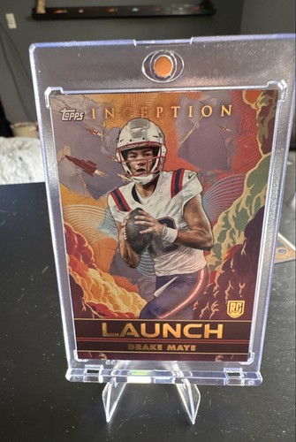 Drake Maye #L-2 — 2024 Topps Inception Launch football card