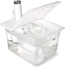  Sous Vide Container 12 Quart with Collapsible Hinged Lid Compatible with Brevil