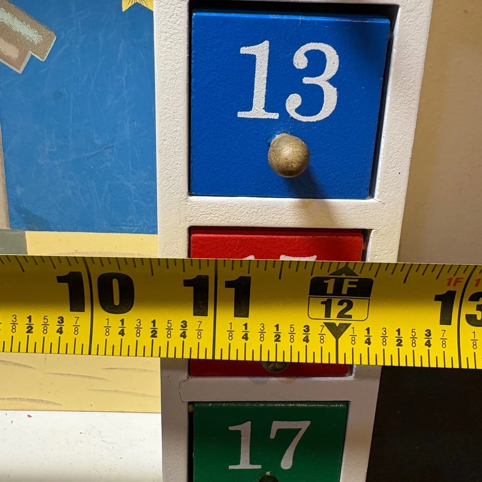 CBD Wooden Nativity Advent Calendar 24 Drawers Christmas Countdown Decor READ - Image 4 of 4