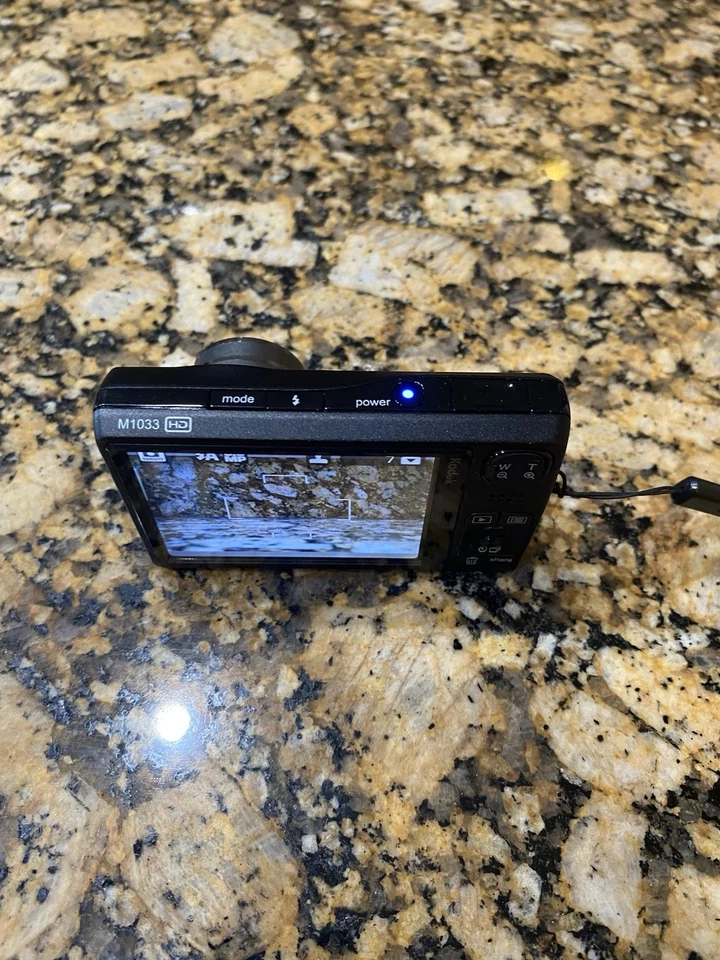 Cámara digital Kodak EasyShare 10 MP M1033 negra zoom 3x, cable de carga, funciona Foto 4 de 4