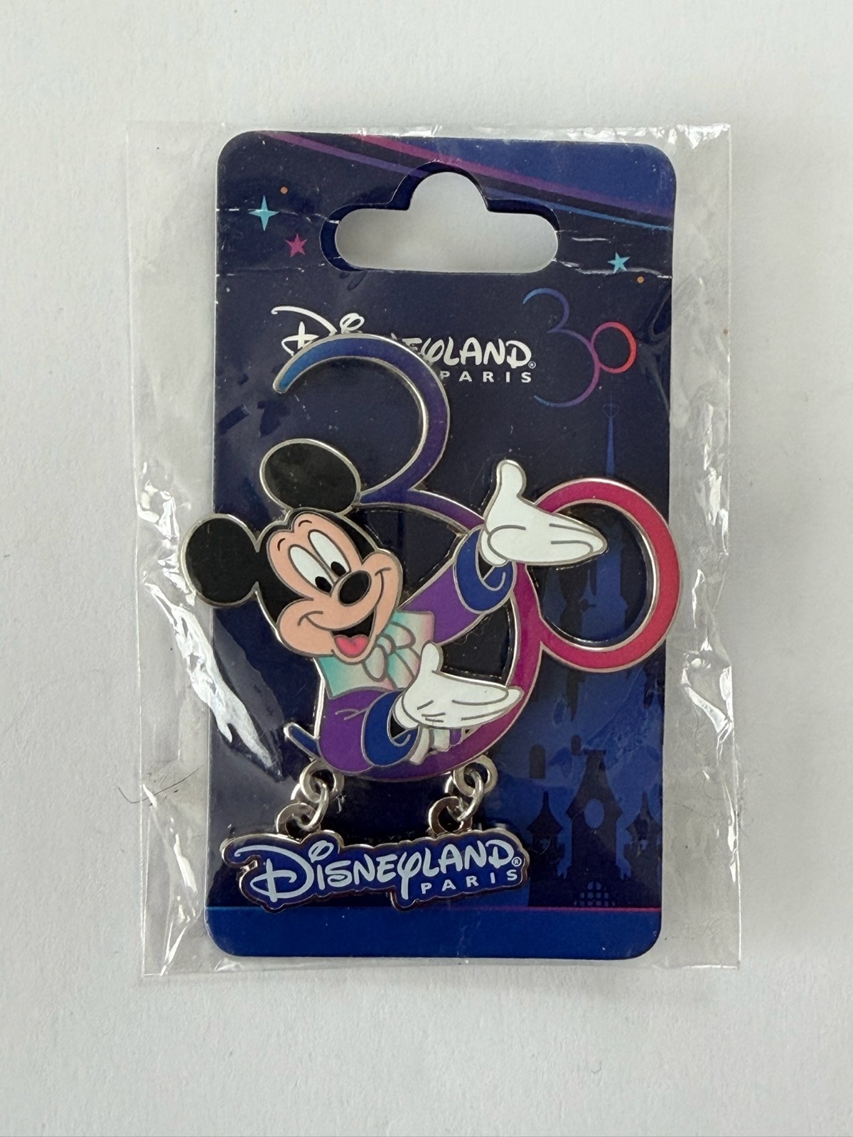 DLP - Mickey Mouse - 30th Anniversary 2022 Paris Disney Pin B