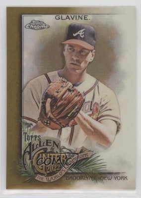 2022 Topps Allen & Ginter Chrome Gold Refractor 21/50 Tom Glavine #252 HOF 6ns