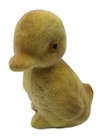 Vintage Flocked Mccrory Yellow Duck 2 inches — photo 2