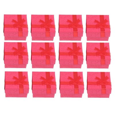 12 Pcs Jewelry Container Box Small Cardboard Packaging Cases for Necklace