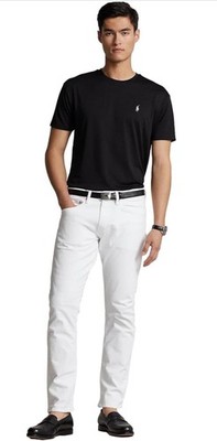 POLO RALPH LAUREN ブラック SLIM FIT 1枚　白 Polo Ralph Lauren Black Classic Fit PERFORMANCE Short Sleeve T
