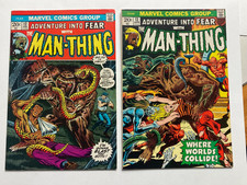 ADVENTURE INTO FEAR #12-13/Lot of 2/Marvel/1973/MAN-THING/HIGH GRADE
