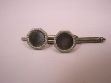SINGLES 2 5/16" Gray MOP Octagons Vintage Formal Tux Prom Shirt Stud c2005