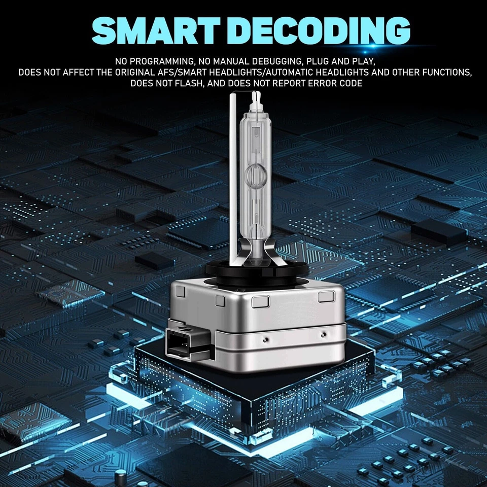 Para BMW 428i 435i 2014-2016 2 piezas Faro HID D1S Bombilla de haz bajo 6000K Blanco Foto 4 de 4