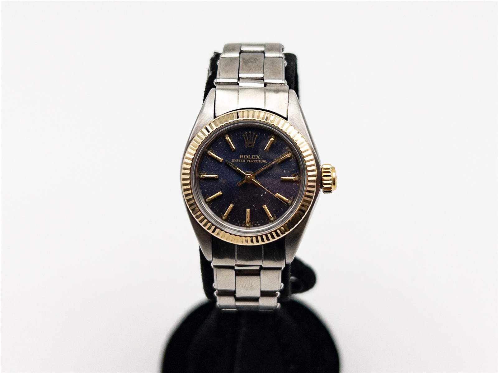 $8000 ROLEX BLACK Oyster Perpetual 14k
