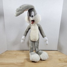 Vintage Bugs Bunny Applause Warner Bros Looney Tunes Plush Stuffed Toy 21"