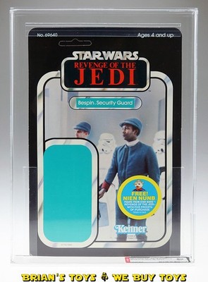 Vintage Kenner Star Wars Carded Revenge of the Jedi Proof Card Bespin Guard (...