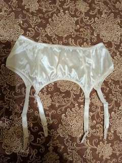 Vintage Victoria's Secret Satin Second Skin Garter Size M/L
