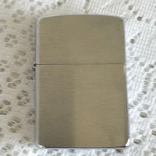 Zippo Silver Oil Lighter Unused Men Smoking Accessories Collectible