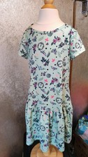 Disney Princesss girls green dress 7/8 Cinderella Aurora Sleeping Beauty Ariel