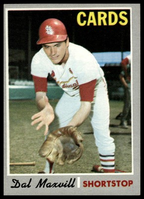 1970 Topps #503 Dal Maxvill