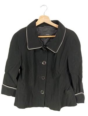 BASLER Kurz-Blazer Damen Blazer Gr. DE 38 schwarz Casual-Look