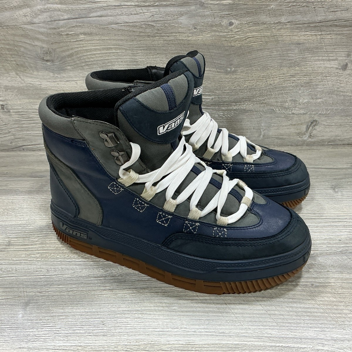 Lieve Van Gorp デッドストック90s蛇革ネックウォーマー希少美品 Vintage Vans 90s Daniel Franck 9809 Snow Shoes Boots Blue Chunky