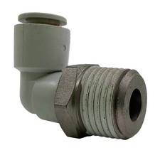 SMC Elbow PBT + Nickle Plated Brass 10mm KXL10-04S