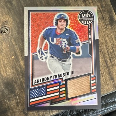 Panini 2026 Stars & Stripes Prizm USA Materials Anthony Frausto III #105