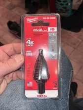 * Milwaukee 48-89-9209  7/8in - 1-1/8in  #9 Black Oxide Step Drill Bit (2-Steps)
