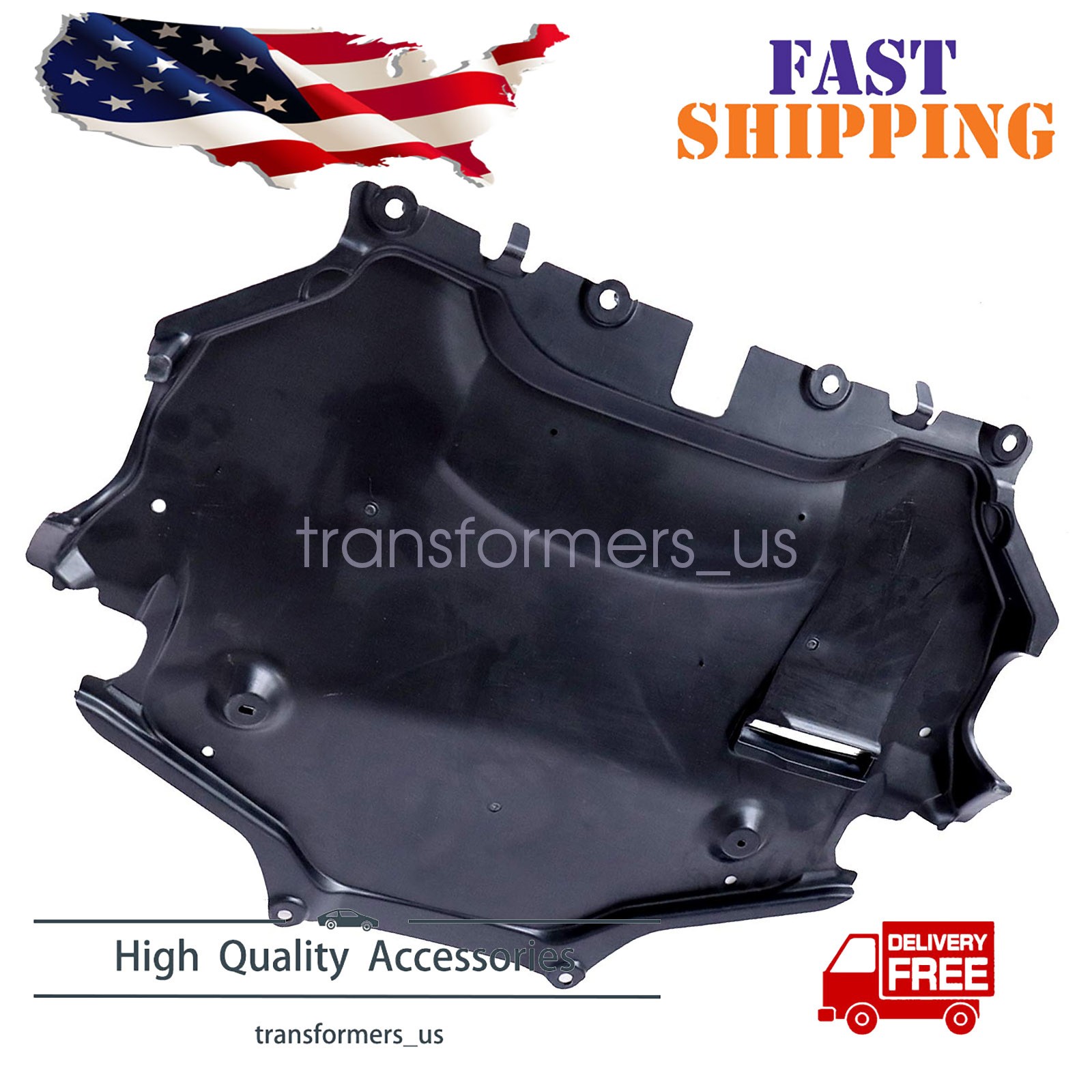 For 2013 14 15 16 MERCEDES BENZ E400 CLS400 Forward Under Engine Splash Shield